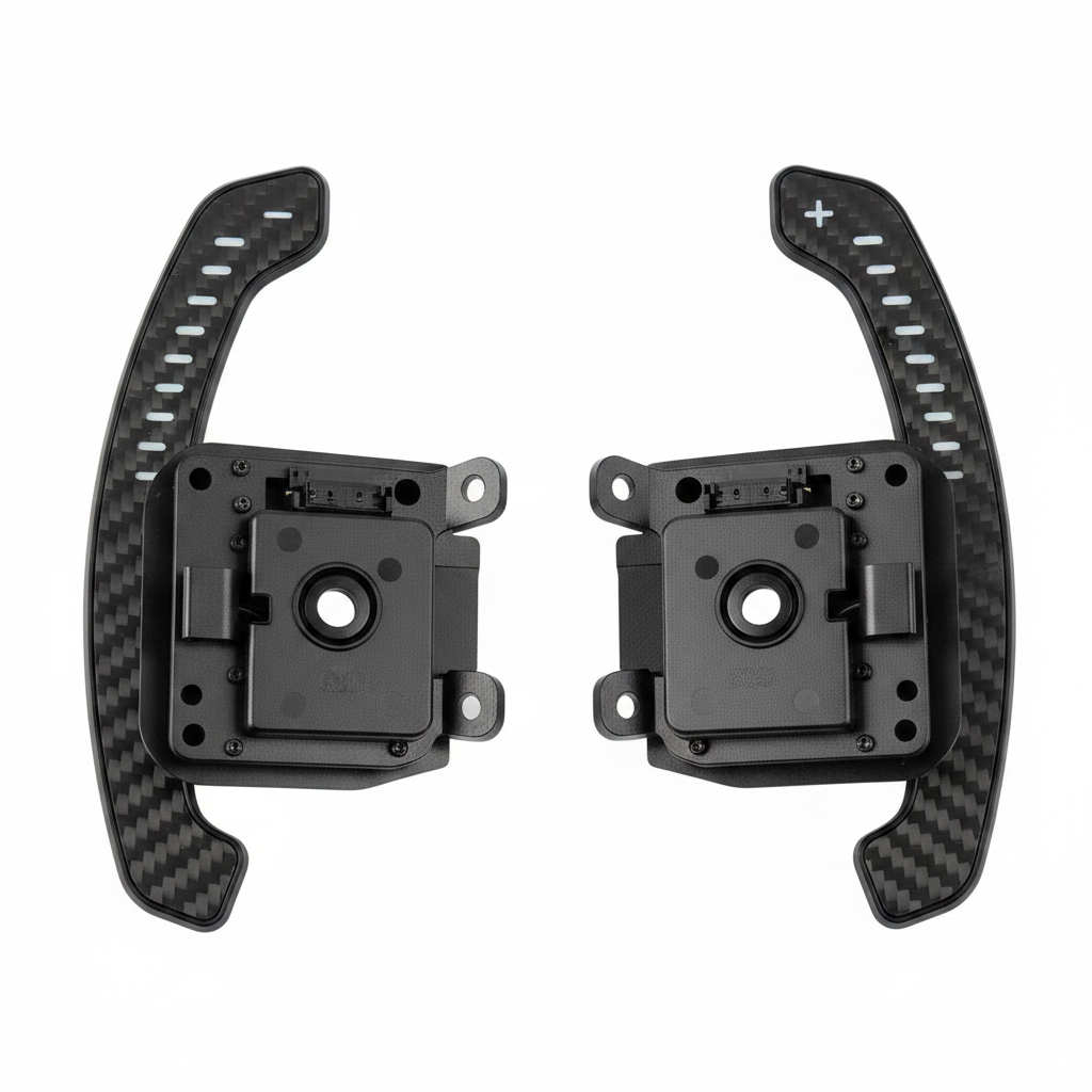 Carbon Fiber LED Magnetic Paddle Shifters for Corvette C8