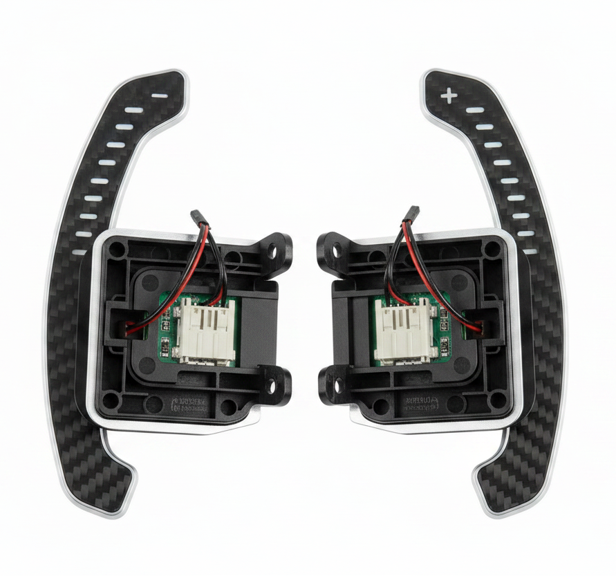 Carbon Fiber LED Magnetic Paddle Shifters for Corvette C8