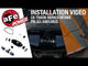 Sistema de admisión de aire frío de fibra de carbono aFe Power Track Series con filtros Pro DRY S – Chevrolet C8 Corvette 2020–2026