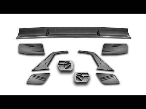 Verus Engineering WCW Swan Neck Carbon Fiber Rear Wing Kit - C8 Stingray & Z06