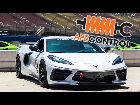 aFe CONTROL Adjustable Front & Rear Sway Bar Kit for 2020–2026 Chevrolet Corvette C8 Stingray & E-Ray – Performance Anti-Roll Bar Set