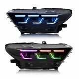 Faros estilo S650 para Ford Mustang 2015-2017 - Serie Flow