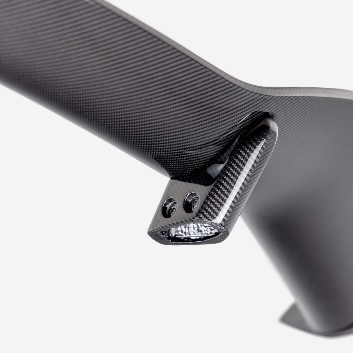 Alerón trasero estilo Z07 de fibra de carbono para Corvette C8 2020-2026, 2 piezas, para Stingray