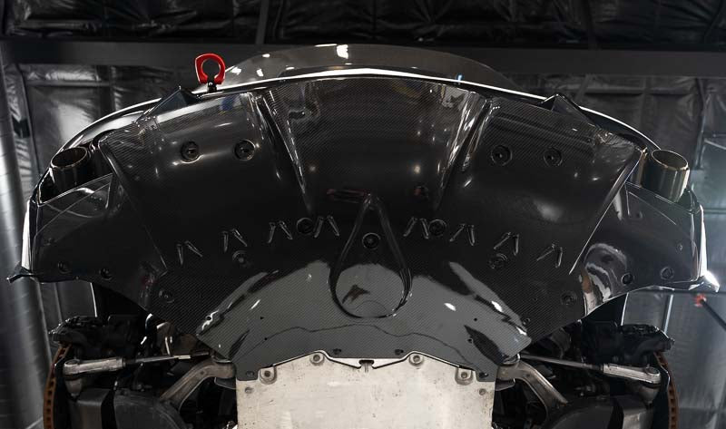 Verus Engineering Carbon Flash Rear Diffuser - C8 Corvette