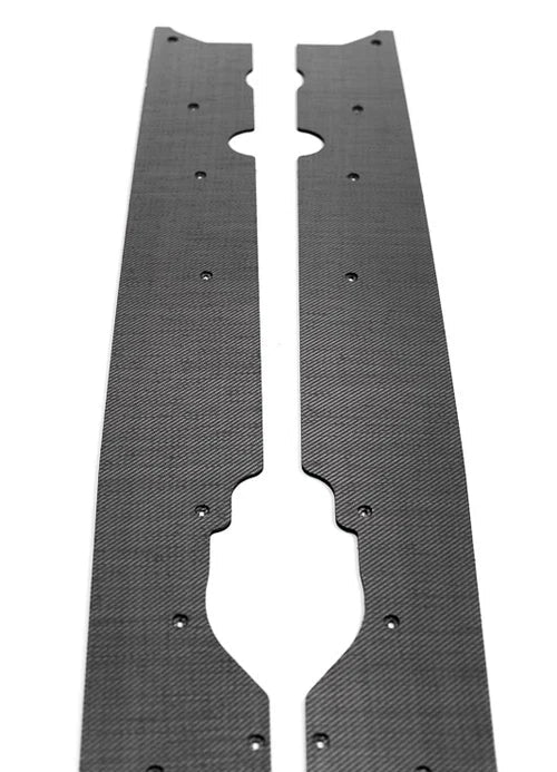Corvette C8 Stingray Verus Engineering Carbon Polyweave Side Splitter Kit