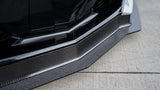 Verus Engineering Carbon Polyweave Front Splitter Kit with Carbon Fiber Air Dam - C8 Corvette