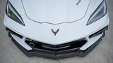 Verus Engineering Carbon Polyweave Front Splitter Kit with Carbon Fiber Air Dam - C8 Corvette
