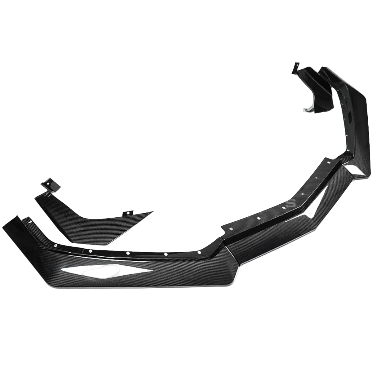 2020–2027 Corvette C8 Stingray Z07-Style Dry Carbon Fiber Front Splitter & Canards
